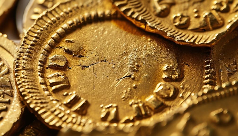 appraising old gold coins