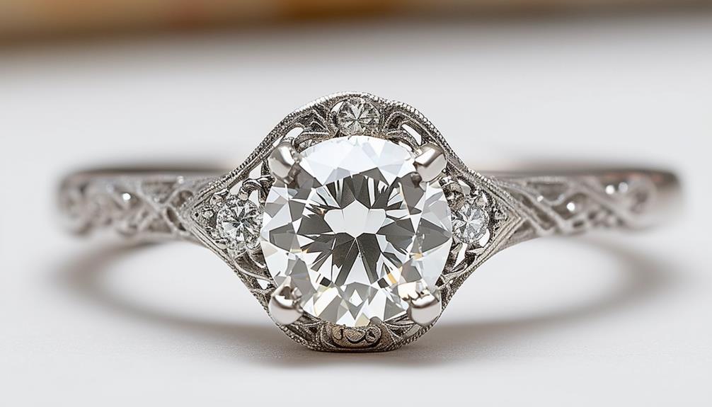 elegant vintage diamond allure