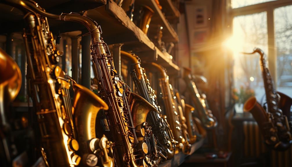 locate vintage saxophones locally
